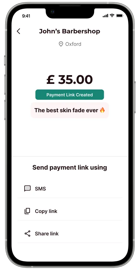How to share your payment link