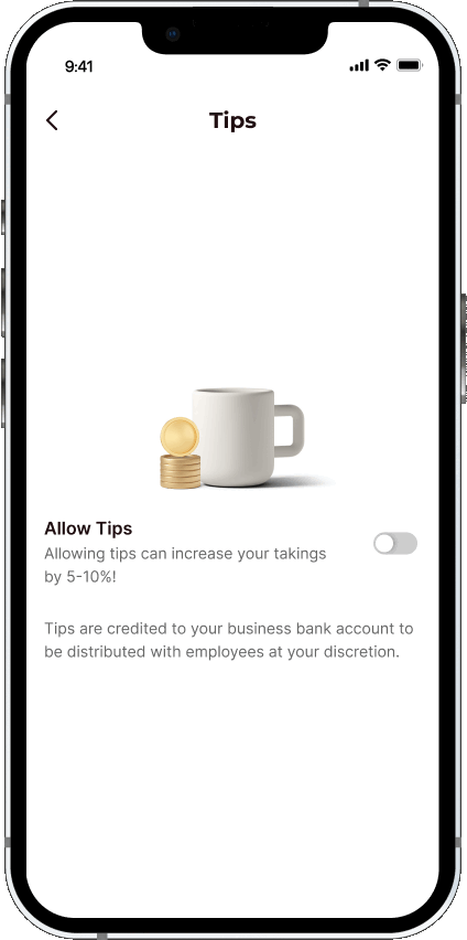 Add employees so they can take tips on Atoa