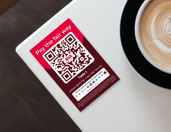 QR code payments in hospitality