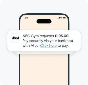 Joining fees and day passes paid by QR code or payment link