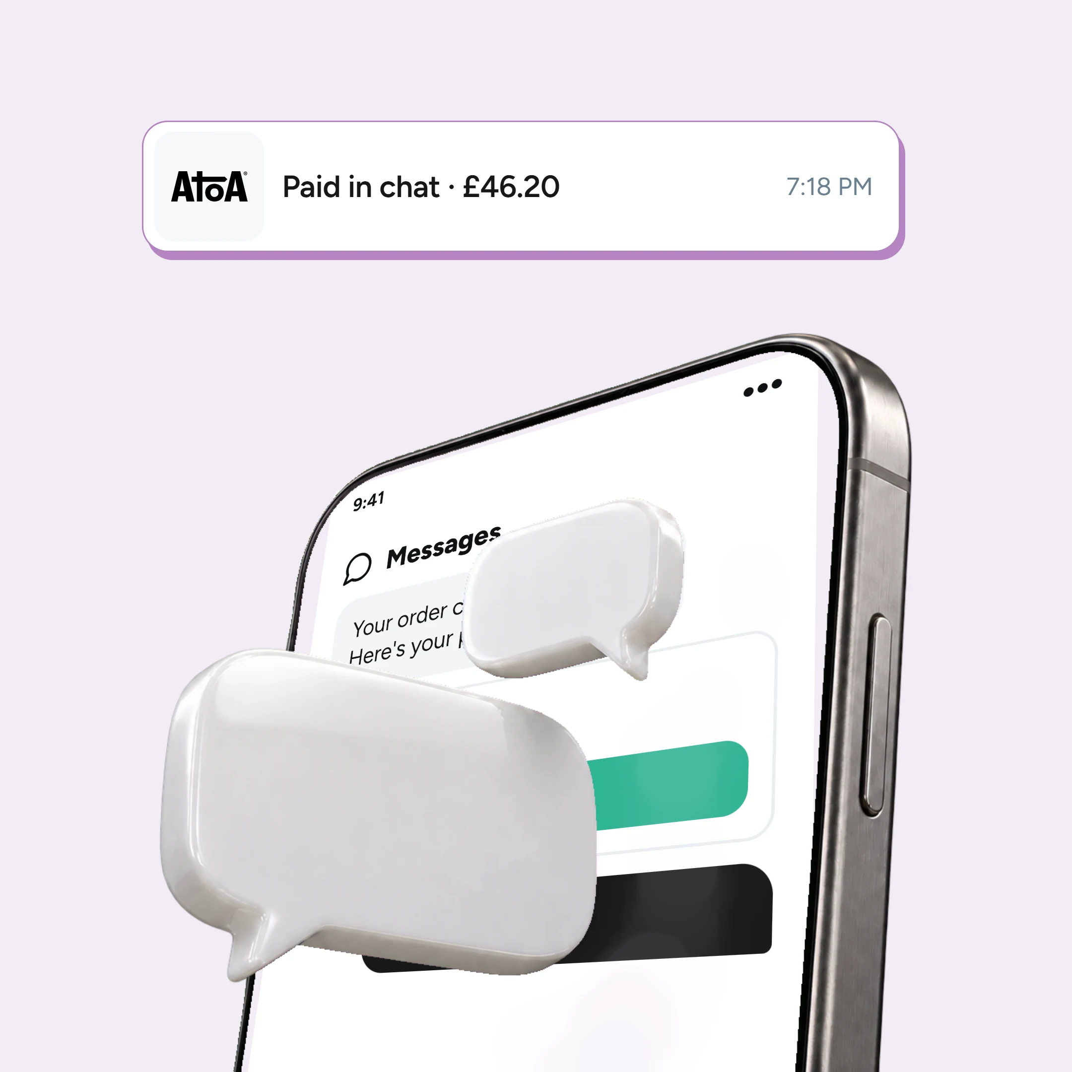 Conversational Payments: Pay by Chat and Message (Atoa featured image)