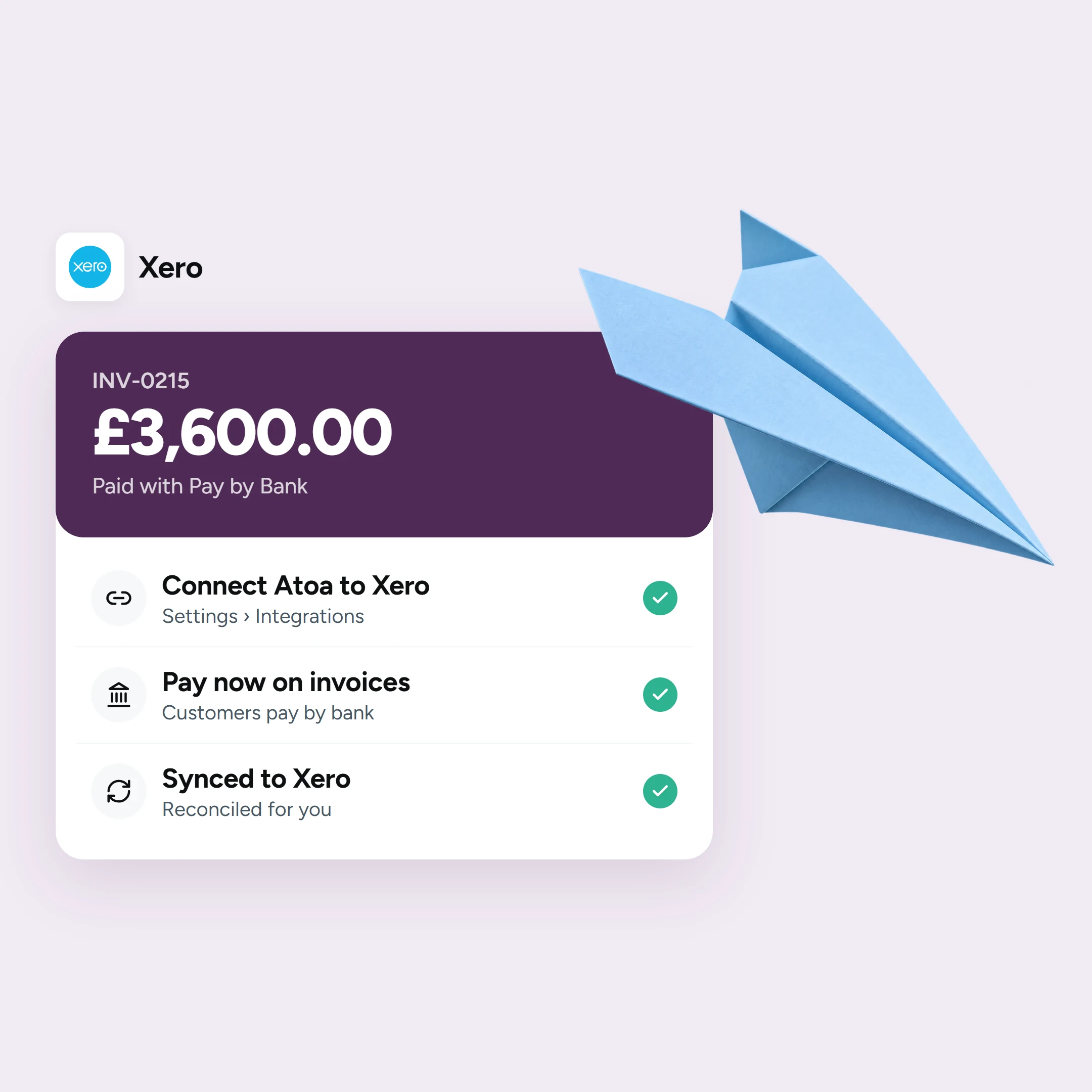How to Accept Invoice Payments in Xero (Atoa featured image)